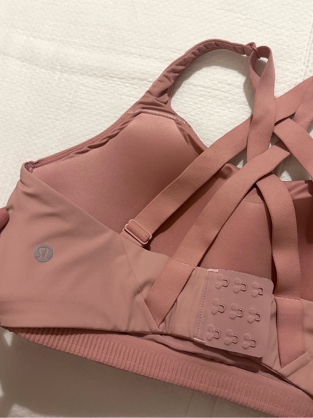 Lululemon Energy Bra *High Support - Pink Puff 36D - Picture 4 of 6